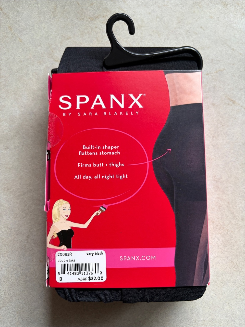 SPANX Very Black Sculpting Tights size B in very black